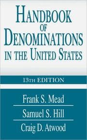 Tapa de Handbook of denominations in the United States