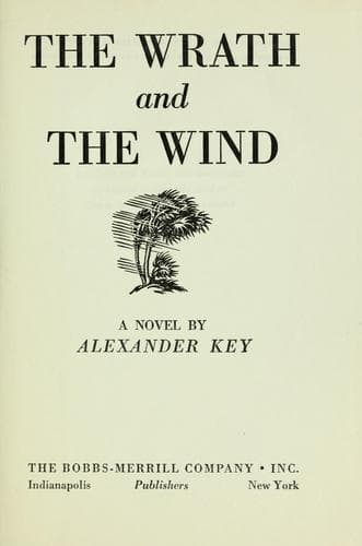 Tapa de The wrath and the wind