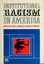 Tapa de Institutional racism in America