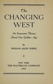 Tapa de The changing West