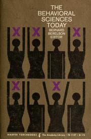 Tapa de The behavioral sciences today