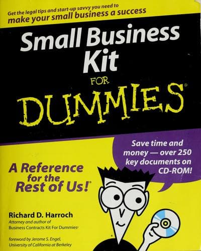 Tapa de Small business kit for dummies