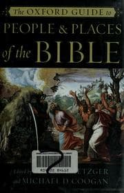 Tapa de The Oxford guide to people & places of the Bible