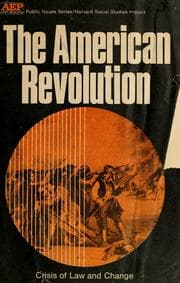 Tapa de The American Revolution: crisis of law and change
