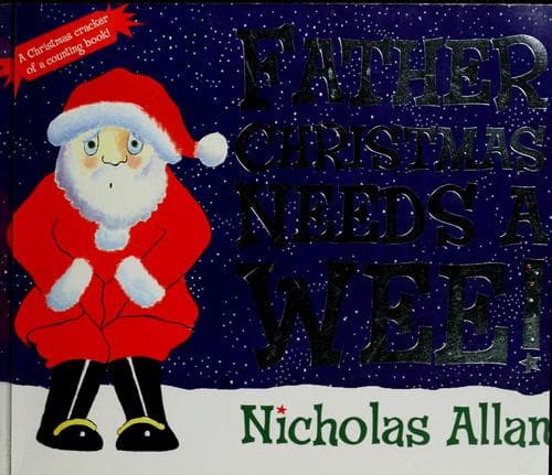 Tapa de Father Christmas needs a wee!