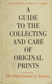 Tapa de A guide to the collecting and care of original prints