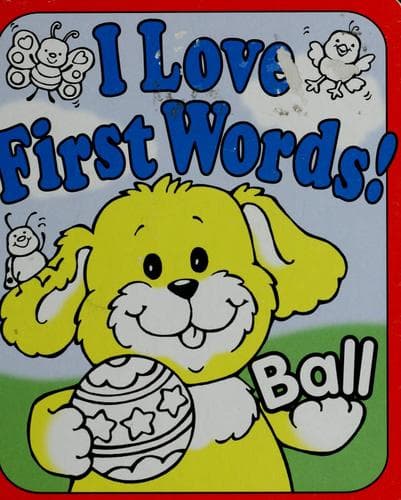 Tapa de I love first words!