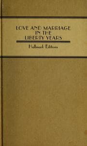 Tapa de Love and marriage in the Liberty years