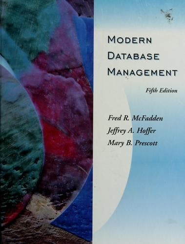 Tapa de Modern database management