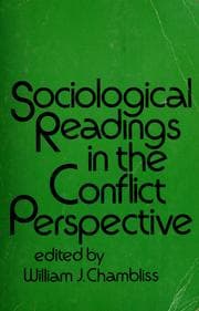 Tapa de Sociological readings in the conflict perspective