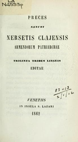 Tapa de Preces triginta tribus linguis editae