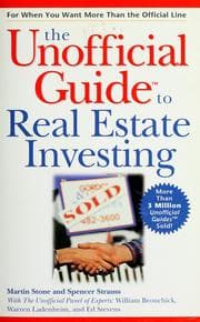Tapa de The unofficial guide to real estate investing