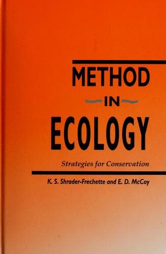 Tapa de Method in ecology