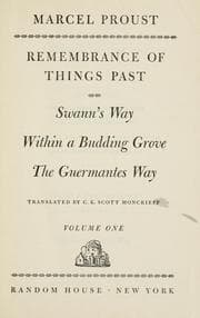 Tapa de Rememberance of things past
