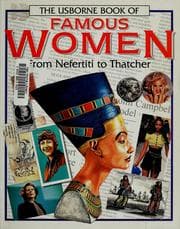 Tapa de The Usborne book of famous women