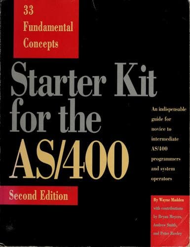 Tapa de Starter kit for the AS/400