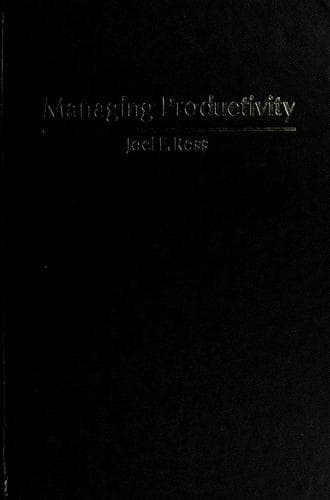 Tapa de Managing productivity