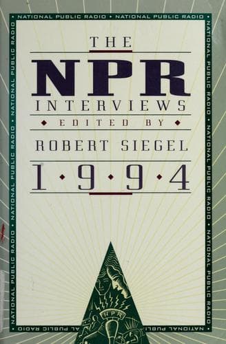 Tapa de The NPR interviews, 1994