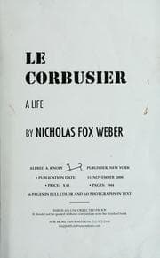 Tapa de Le Corbusier