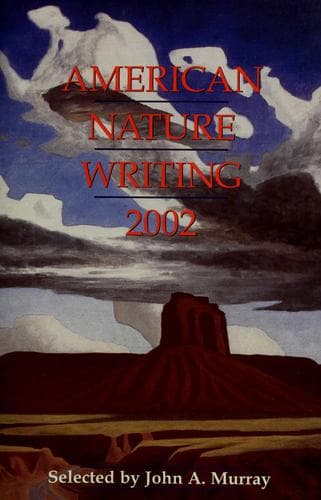 Tapa de American nature writing 2002