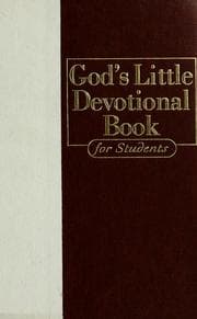Tapa de God's little devotional book for students