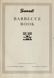 Tapa de Sunset barbecue book