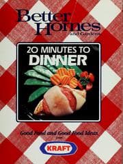 Tapa de Better homes and gardens 20 minutes to dinner