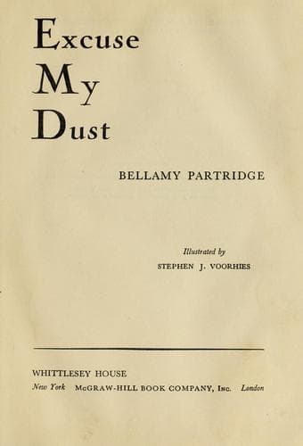 Tapa de Excuse my dust