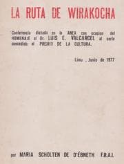 Tapa de La ruta de Wirakocha
