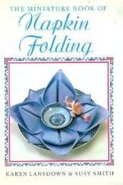 Tapa de The miniature book of napkin folding