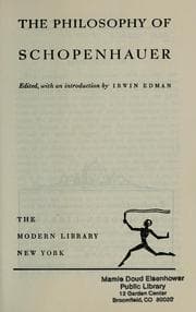 Tapa de The philosophy of Schopenhauer
