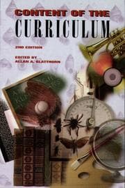 Tapa de Content of the curriculum