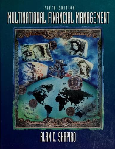 Tapa de Multinational financial management