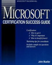Tapa de Microsoft certification success guide