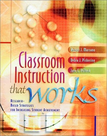 Tapa de Classroom instruction that works