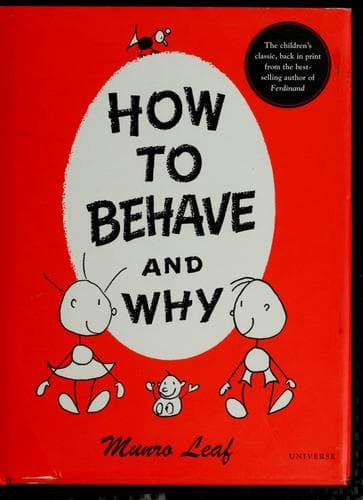 Tapa de How to Behave and Why