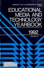 Tapa de Educational media and technology yearbook, 1992