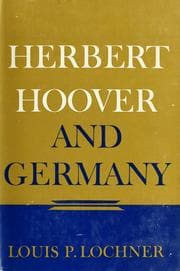 Tapa de Herbert Hoover and Germany