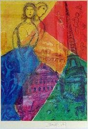 Tapa de Marc Chagall a Palazzo Pitti