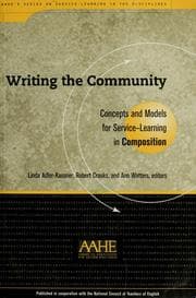 Tapa de Writing the community