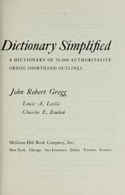 Tapa de Gregg Shorthand Dictionary Simplified