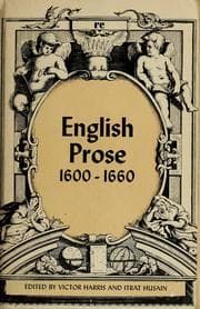Tapa de English prose 1600-1660
