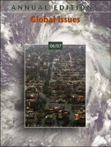 Tapa de Annual Editions: Global Issues 06/07 (Annual Editions : Global Issues)