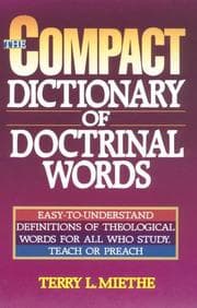 Tapa de The compact dictionary of doctrinal words