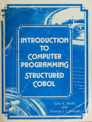 Tapa de Introduction to computer programming structured COBOL