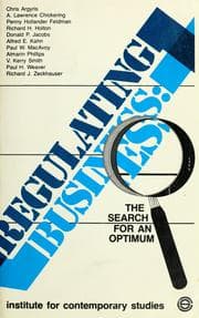 Tapa de Regulating business