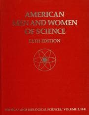 Tapa de American men and women of science