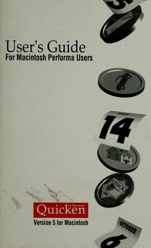 Tapa de Quicken user's guide