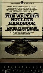 Tapa de The writer's hotline handbook