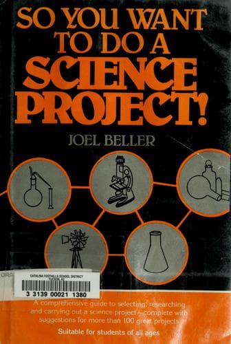 Tapa de So you want to do a science project!